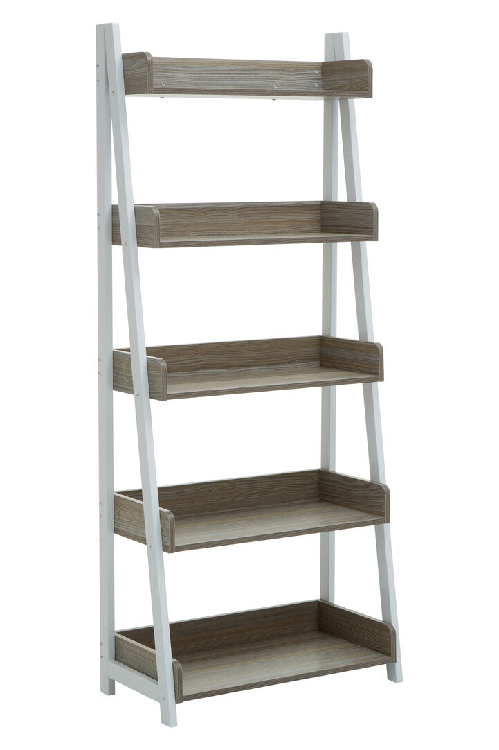 Penzance Five Tier Oak Effect Shelf Unit
