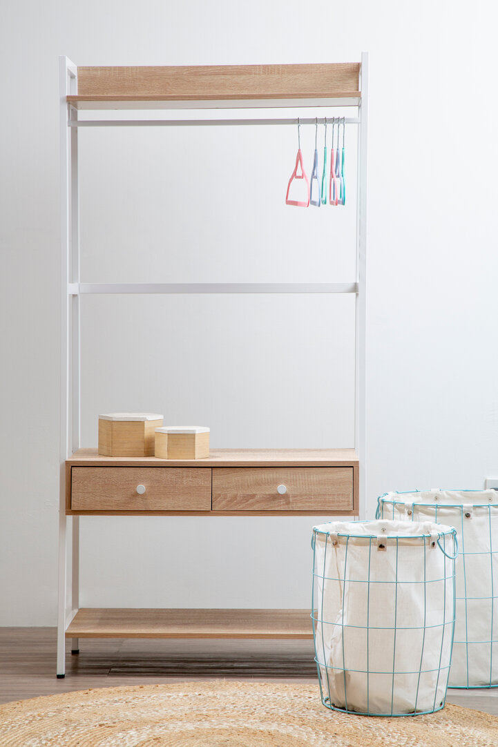 Penzance Natural Oak Storage Unit