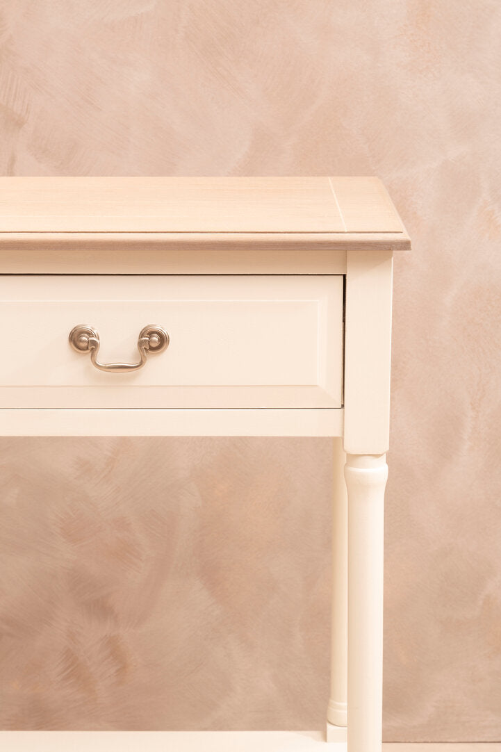 Savoy 2 Drawer Ivory Console Table