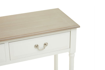 Savoy 2 Drawer Ivory Console Table