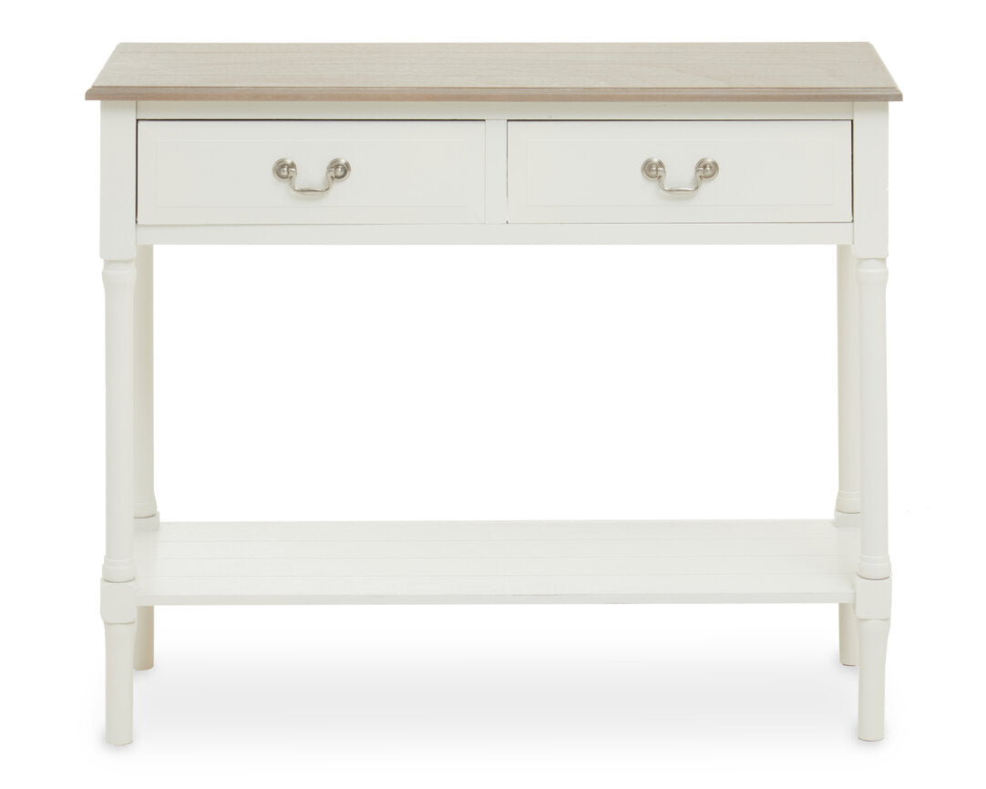 Savoy 2 Drawer Ivory Console Table