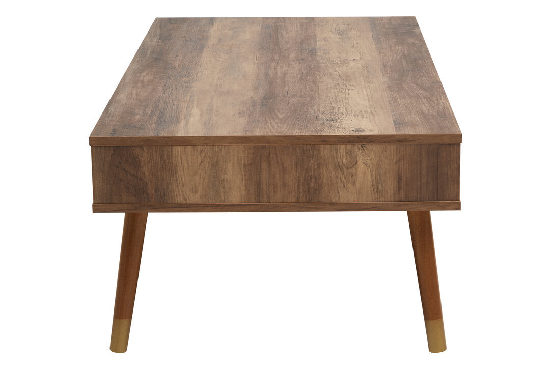 Mayfair Wood Veneer Coffee Table with 2 Drawers