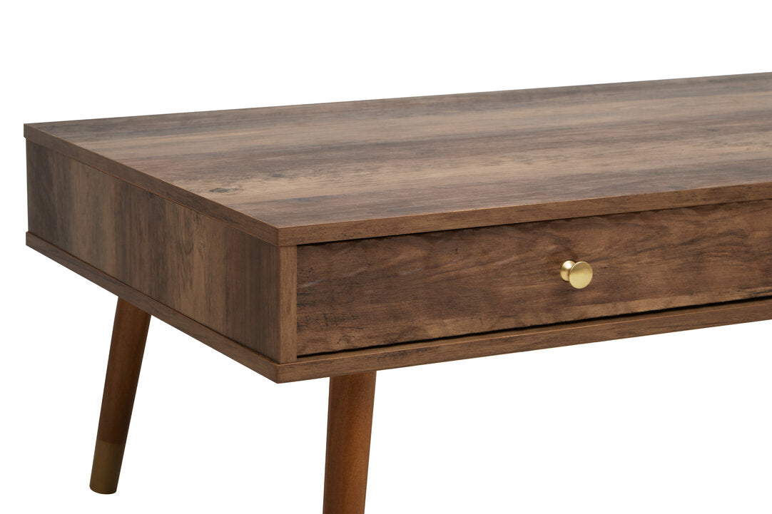 Mayfair Wood Veneer Coffee Table with 2 Drawers