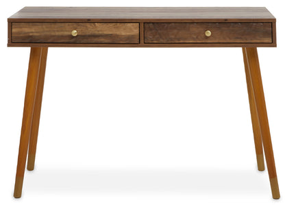 Mayfair Wood Veneer Console Table with 2 Drawers