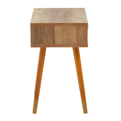 Mayfair Wood Veneer Bedside Table with 1 Drawer