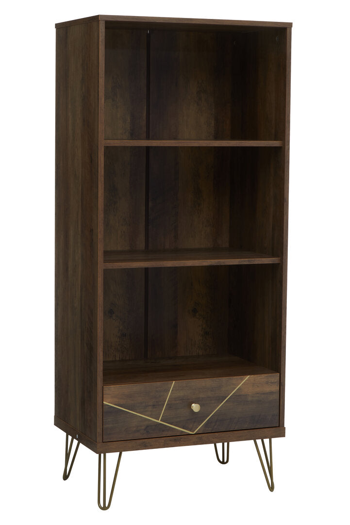Belgravia 3 Tier Shelving Unit with Drawer