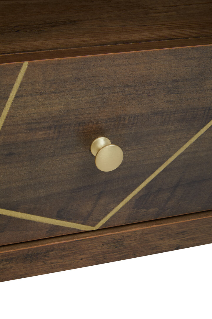 Belgravia 3 Tier Shelving Unit with Drawer