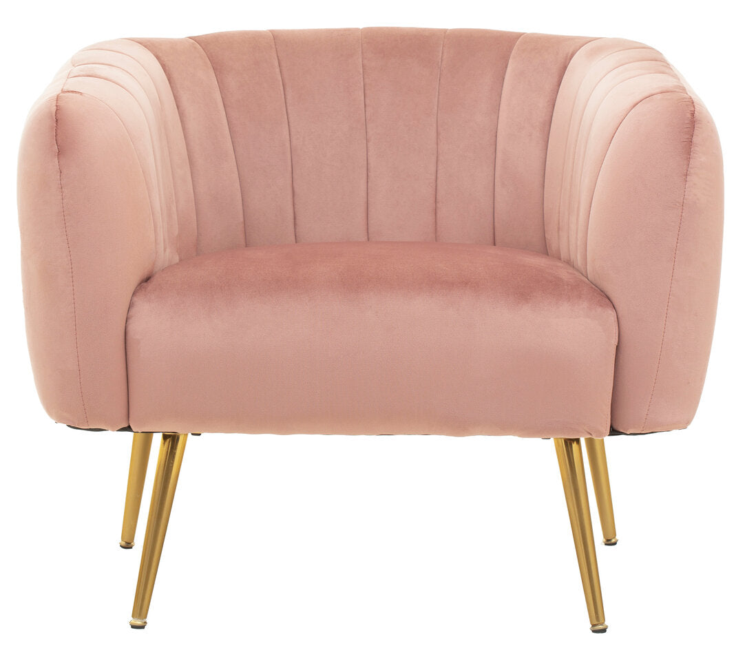Savoy Pink Velvet Chair