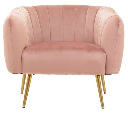 Savoy Pink Velvet Chair
