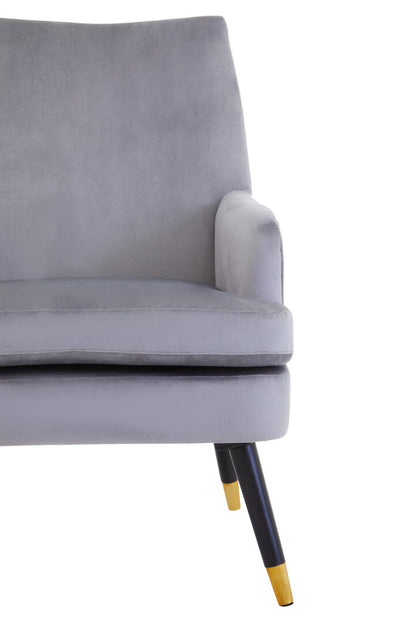 Regent Mink Velvet Accent Chair