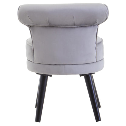 Verona Loretta Grey Velvet Chair