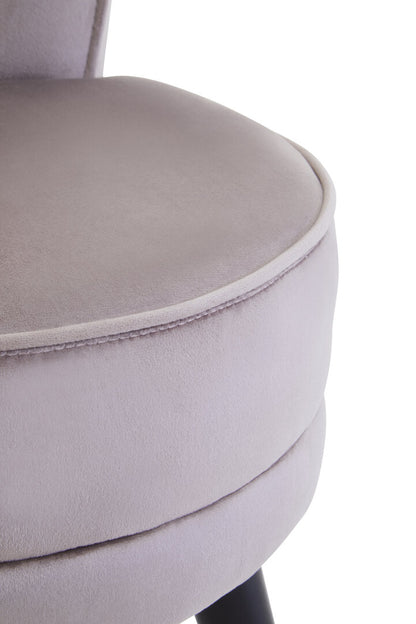 Verona Loretta Mink Velvet Chair