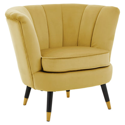 Regent Pistachio Velvet Shell Accent Chair