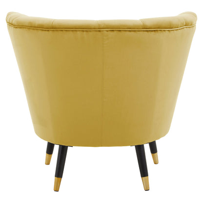 Regent Pistachio Velvet Shell Accent Chair