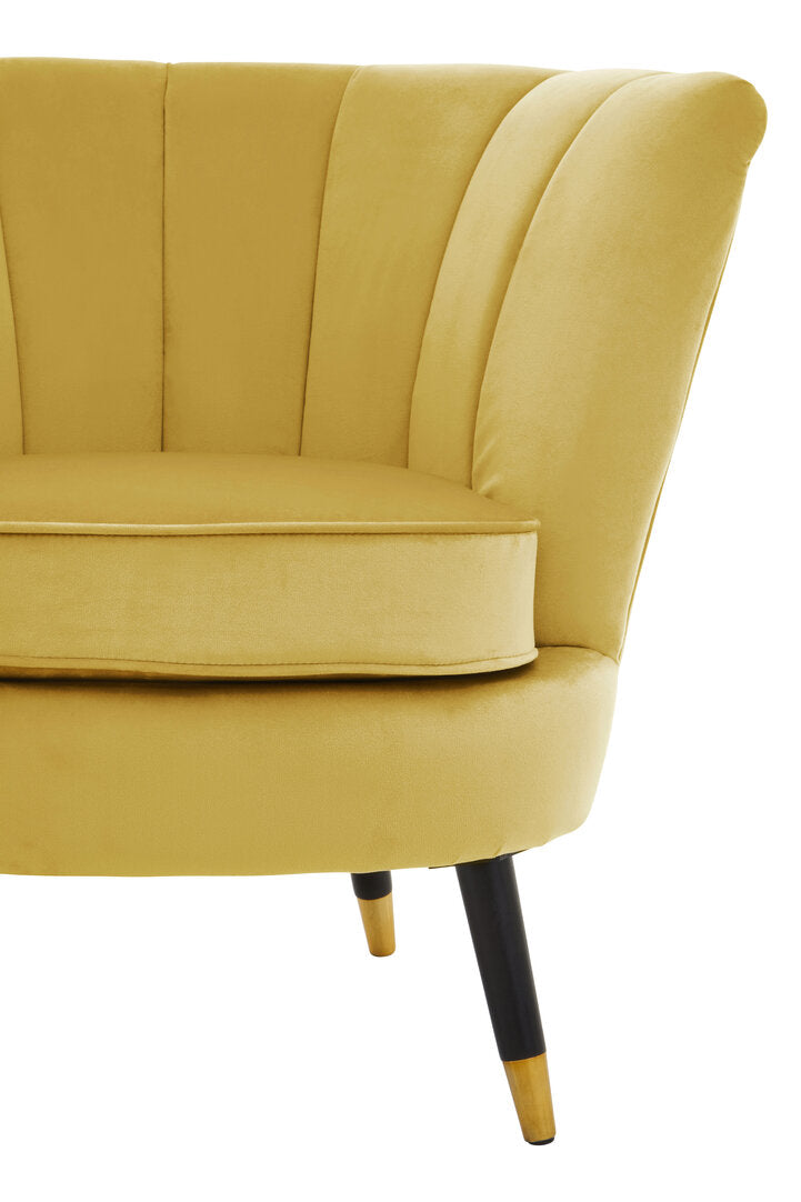 Regent Pistachio Velvet Shell Accent Chair