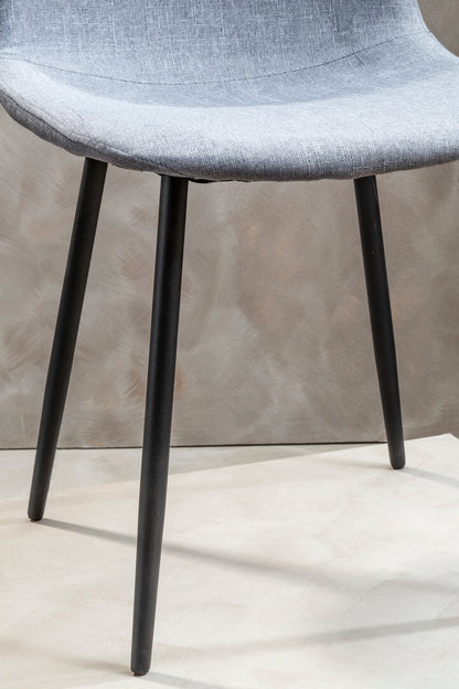 Sorrento Grey Fabric Dining Chair