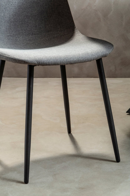 Sorrento Mink Fabric Dining Chair