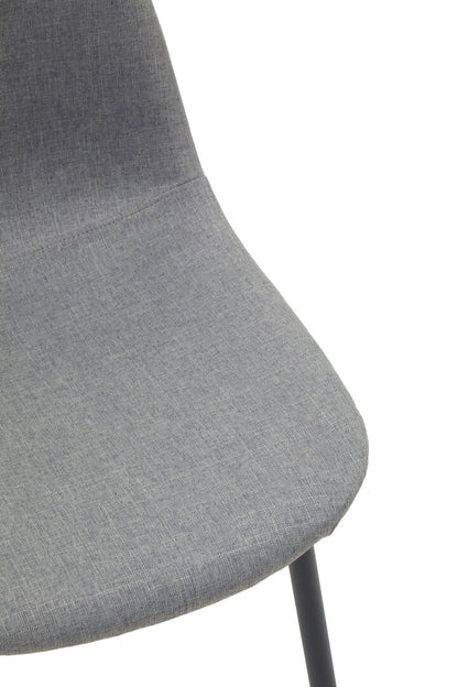 Sorrento Mink Fabric Dining Chair