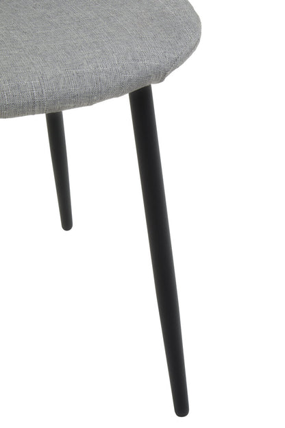 Sorrento Mink Fabric Dining Chair