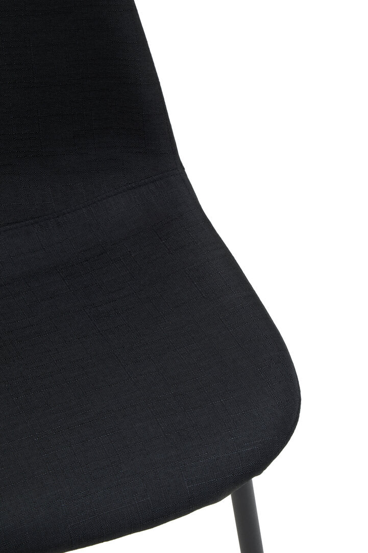 Sorrento Black Fabric Dining Chair