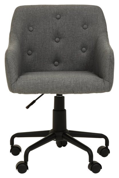 Florence Tufted Grey And Black Home Office Chair