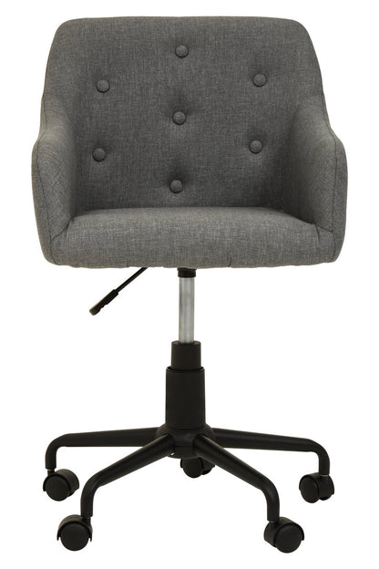 Florence Tufted Grey And Black Home Office Chair