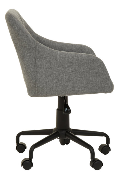 Florence Tufted Grey And Black Home Office Chair