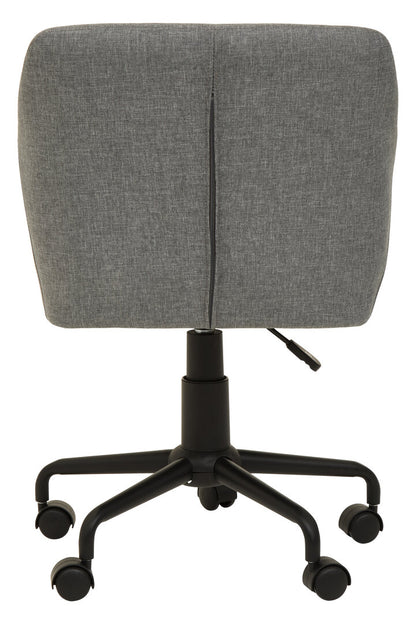 Florence Tufted Grey And Black Home Office Chair
