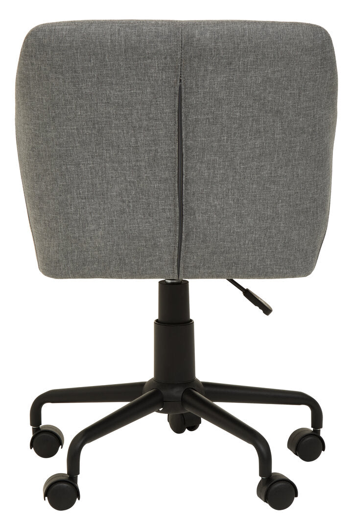 Florence Tufted Grey And Black Home Office Chair