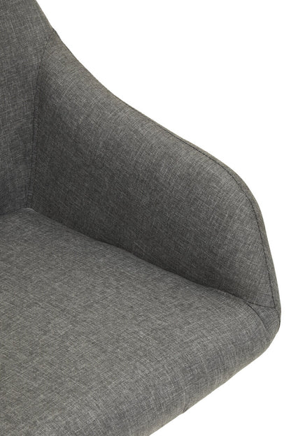 Florence Tufted Grey And Black Home Office Chair