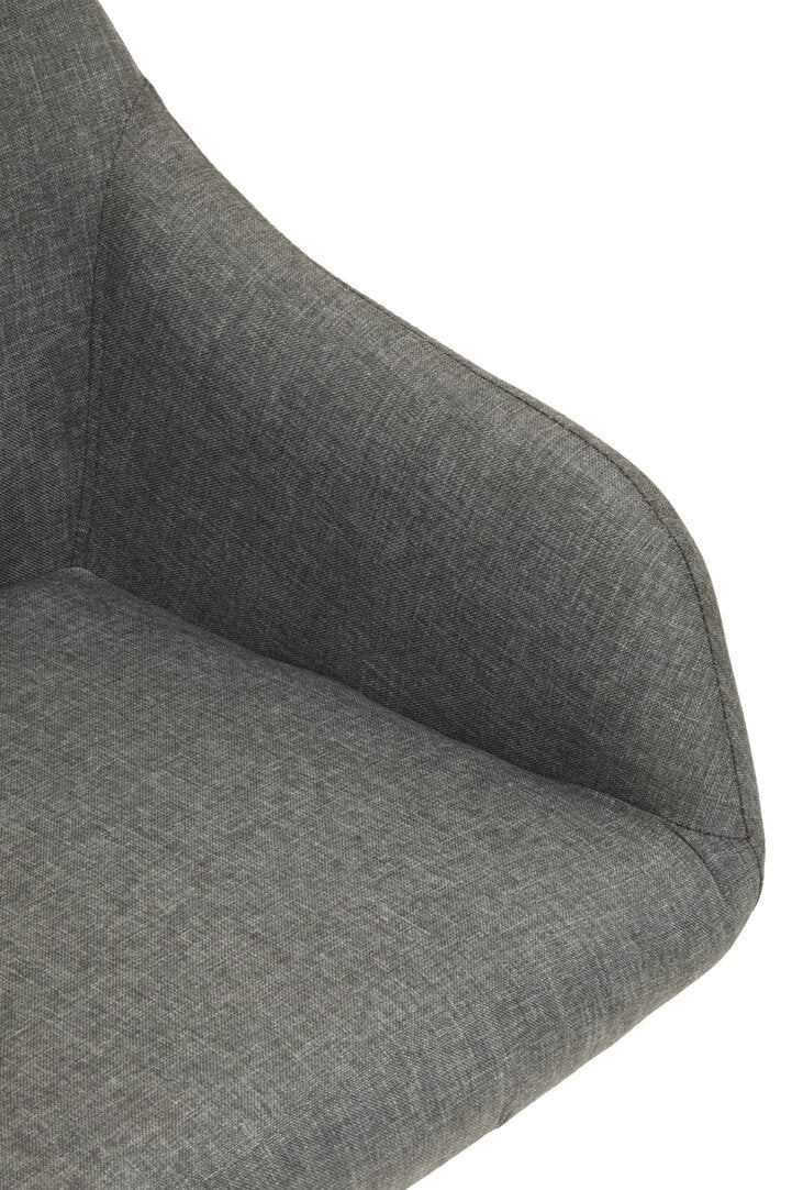 Florence Tufted Grey And Black Home Office Chair