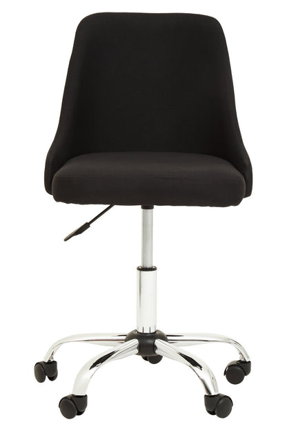 Florence Black And Chrome Home Office Chair