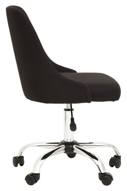 Florence Black And Chrome Home Office Chair