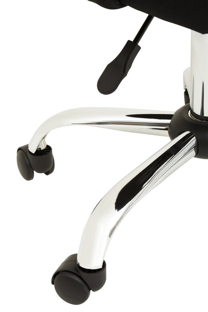 Florence Black And Chrome Home Office Chair