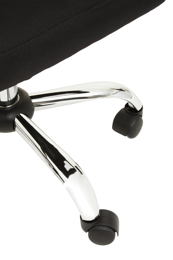 Florence Black And Chrome Home Office Chair