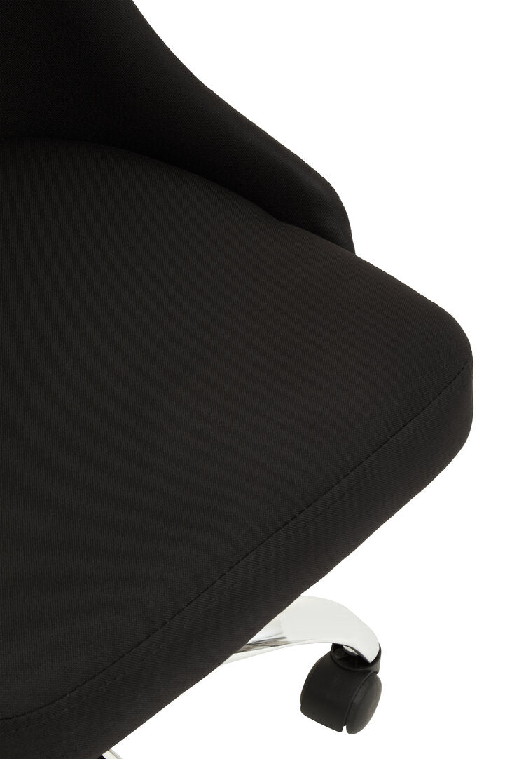 Florence Black And Chrome Home Office Chair