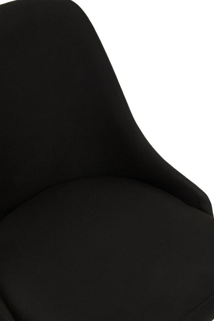 Florence Black And Chrome Home Office Chair