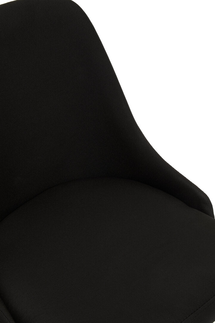 Florence Black And Chrome Home Office Chair