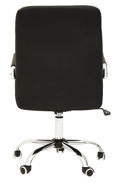 Florence Black Tufted Home Office Chair