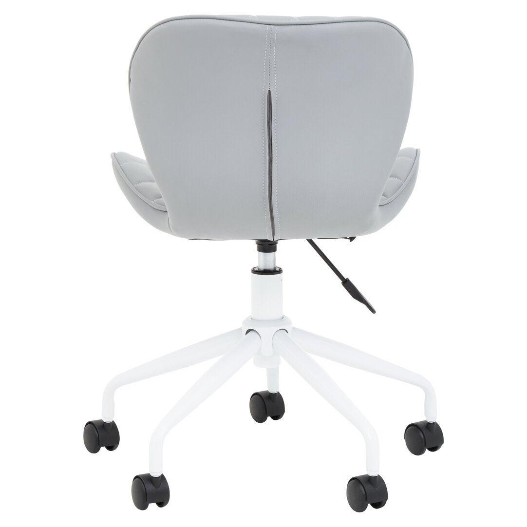 Florence Grey And White Home Office Chair