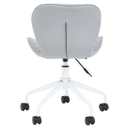 Florence Grey And White Home Office Chair