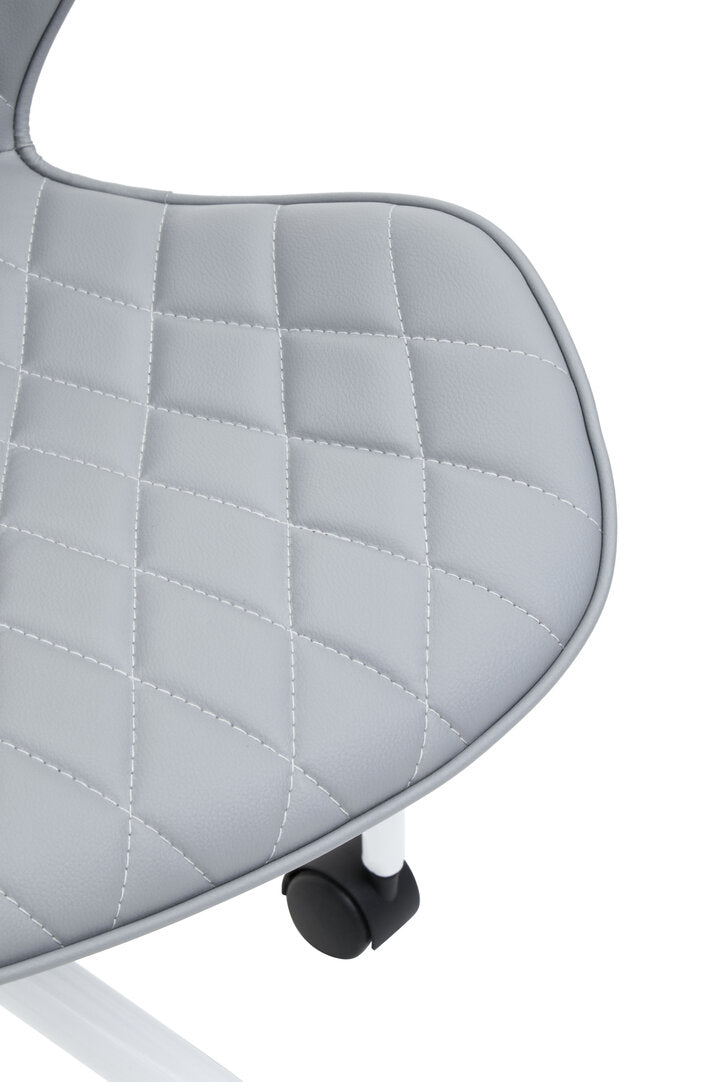 Florence Grey And White Home Office Chair