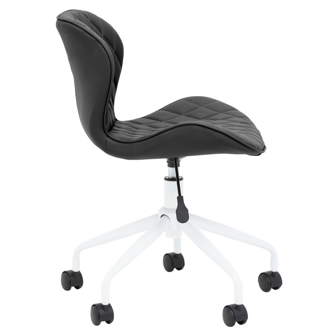 Florence Black And White Home Office Chair