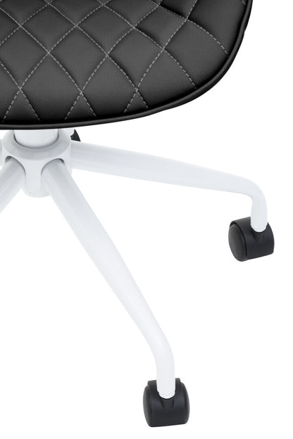 Florence Black And White Home Office Chair