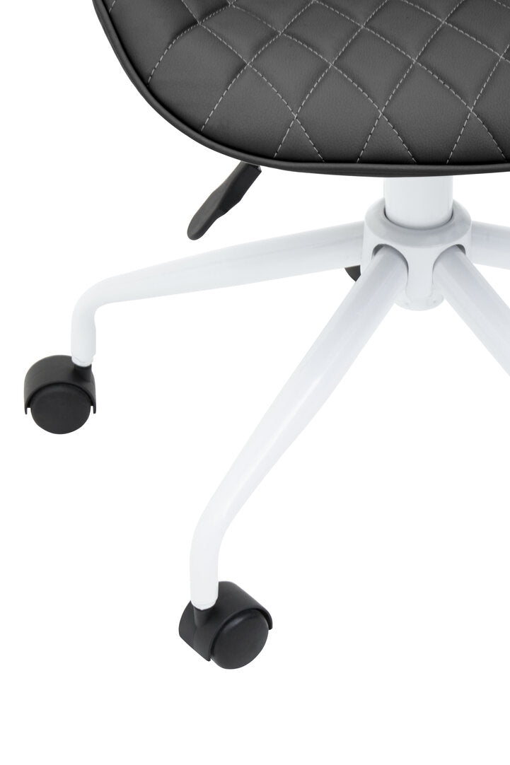 Florence Black And White Home Office Chair