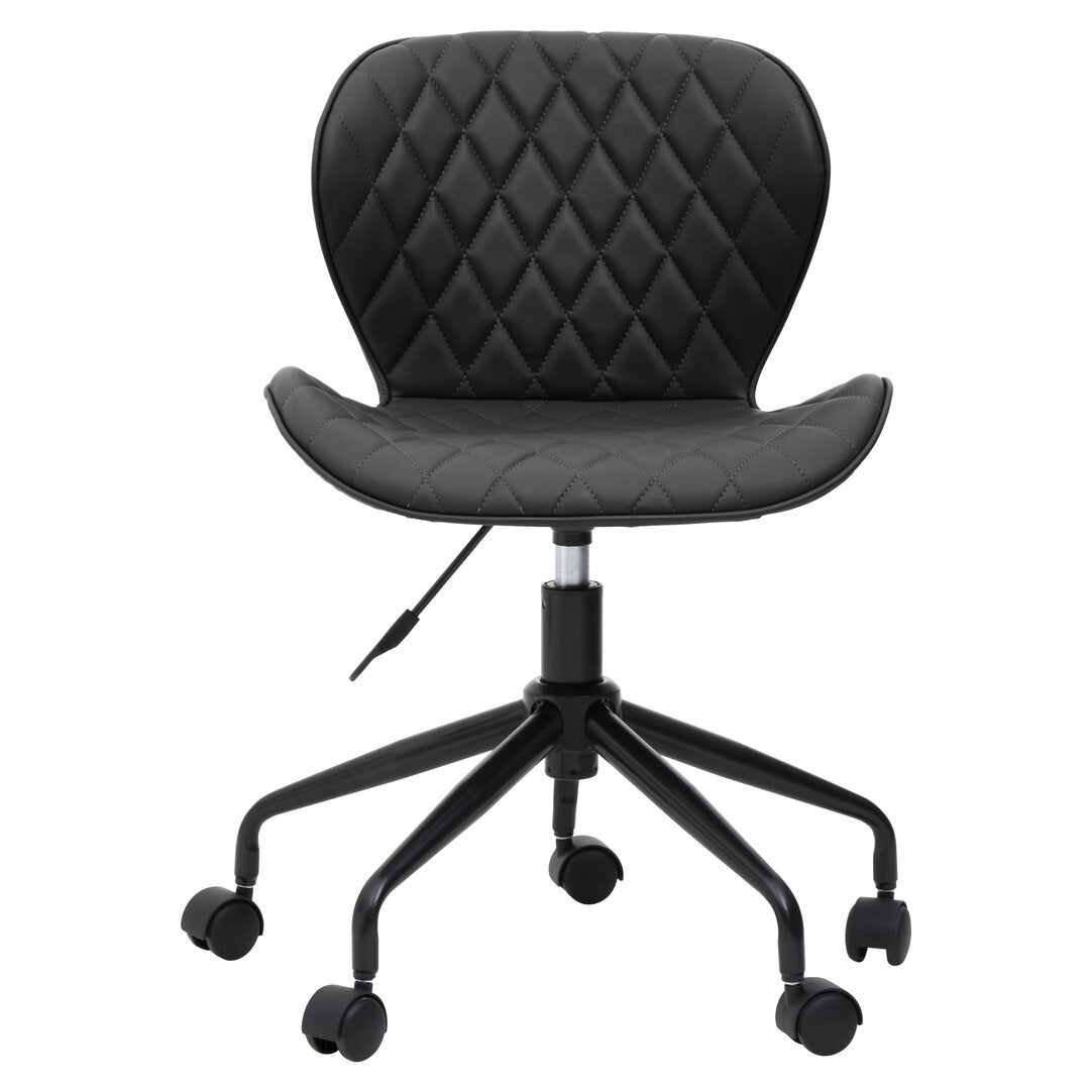 Florence Black Armless Home Office Chair