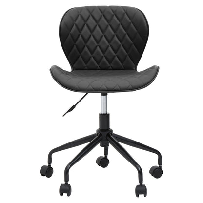 Florence Black Armless Home Office Chair