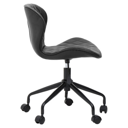 Florence Black Armless Home Office Chair