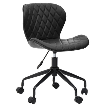 Florence Black Armless Home Office Chair
