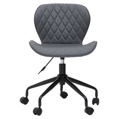 Florence Home Office Chair Grey And Black 